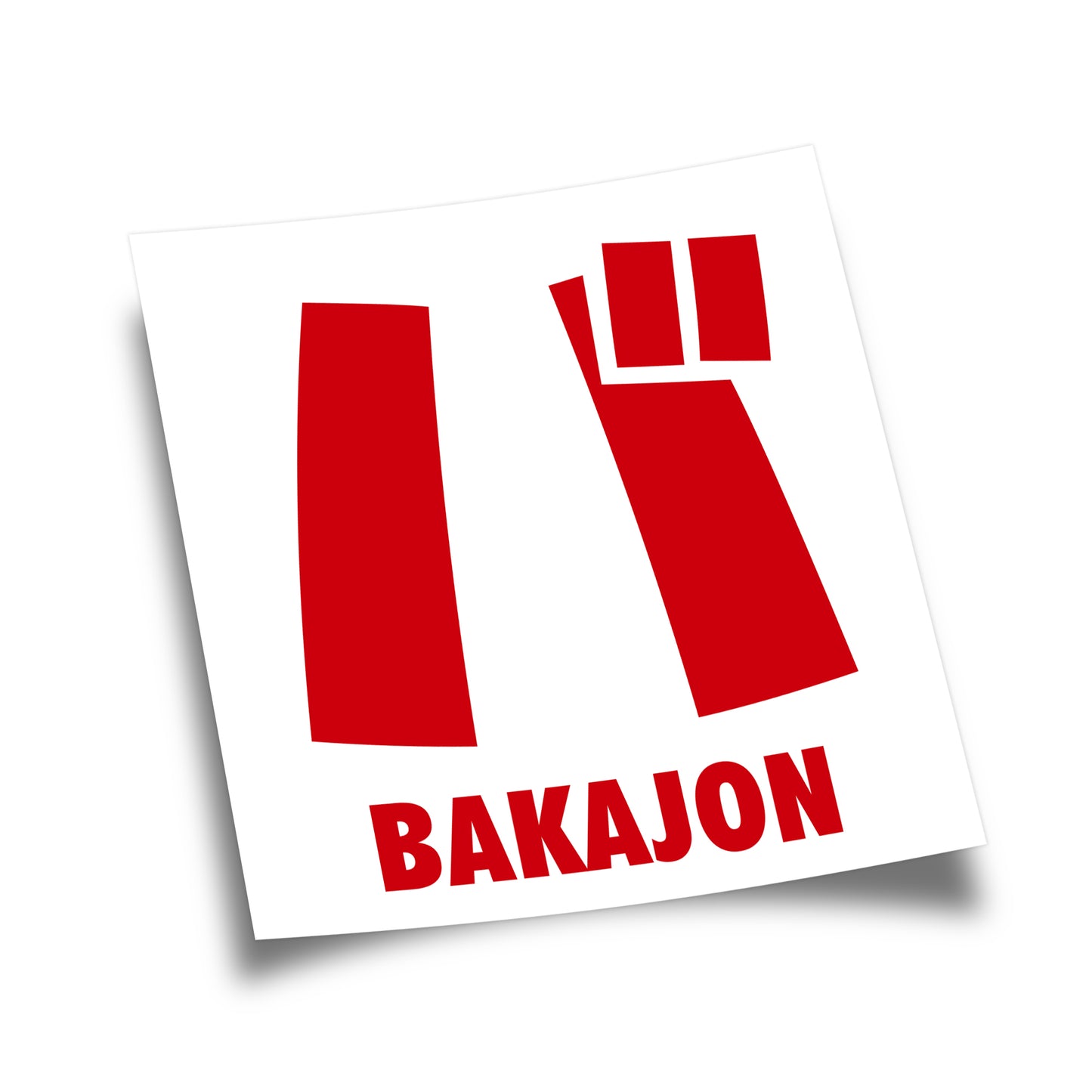 Sticker BAKAJON BLANC